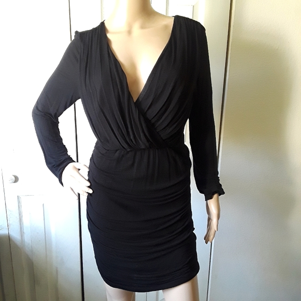 Love Chelsey Sash Lace Backless Black Mini Dress